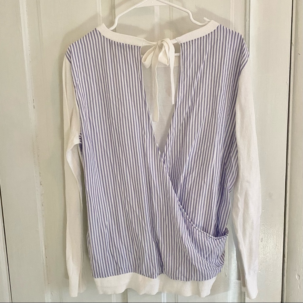 🧊 LOFT Open Back Sweater